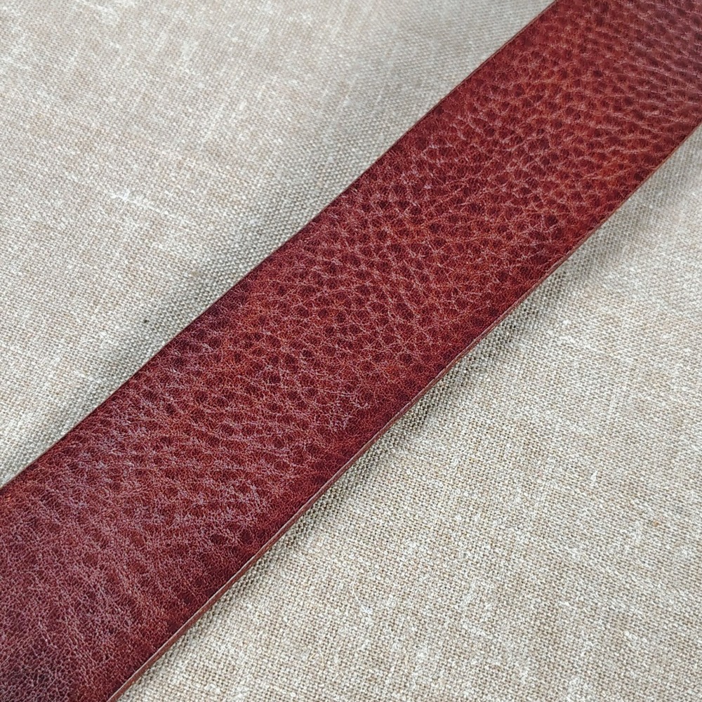 Womens SZ M Ibel Italy Leather Belt Brown Silver Basketweave Buckle Boho SZ M - Picture 9 of 11